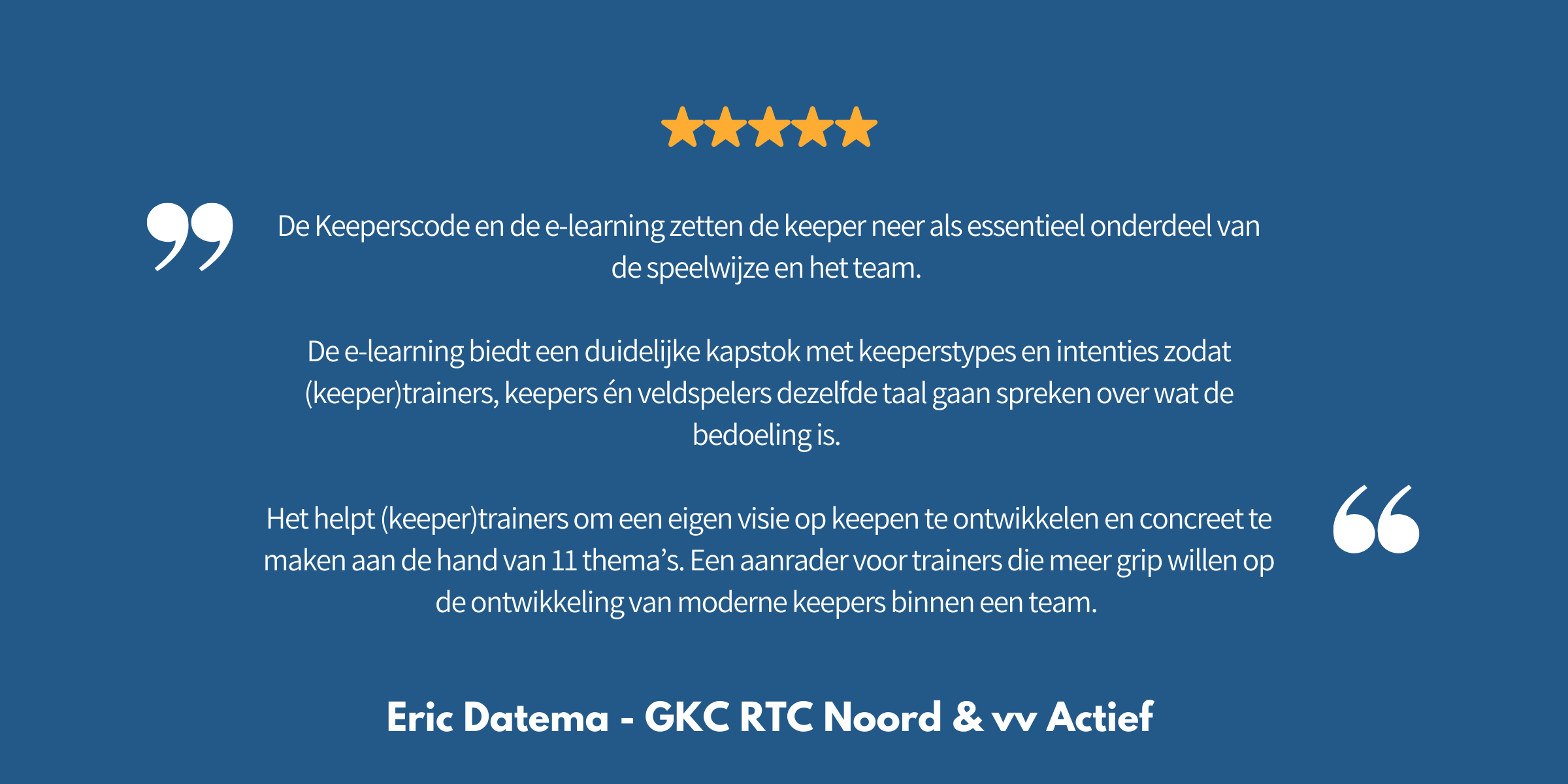 Review Eric Datema